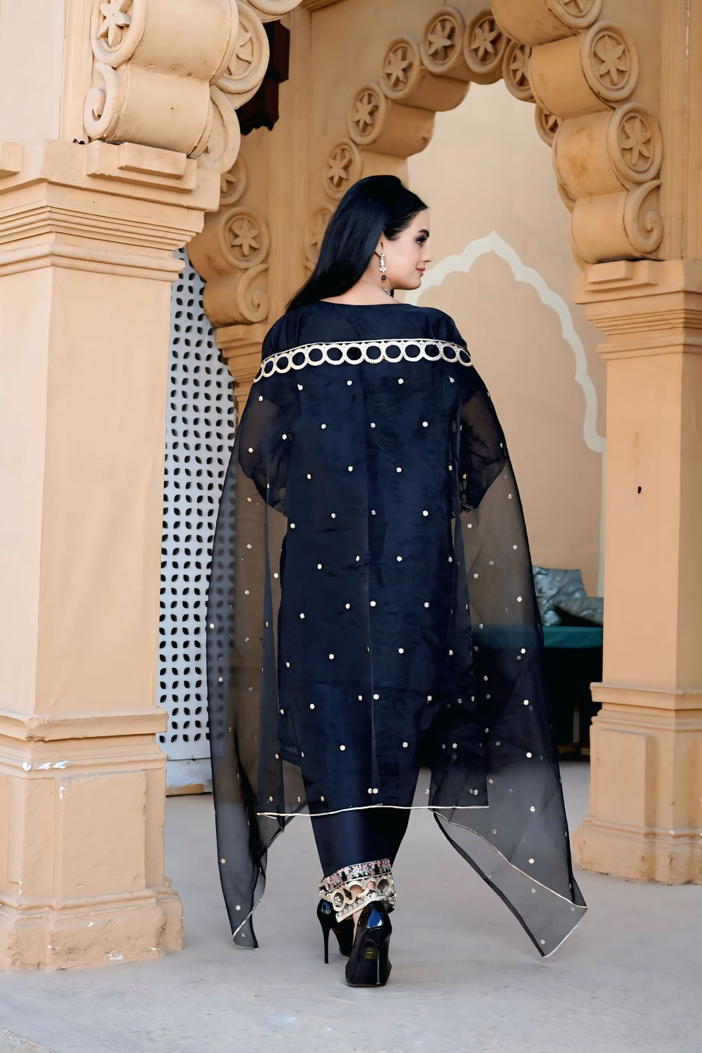 Organza Embroidered Suit β3 Piece