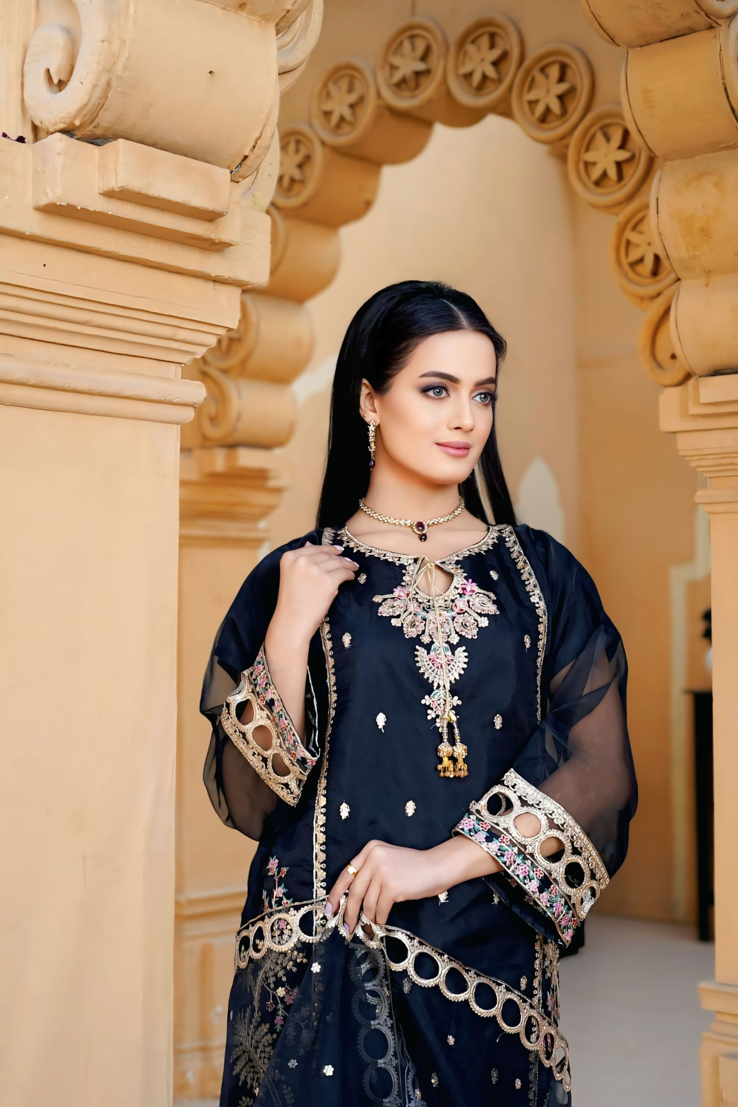 Organza Embroidered Suit β3 Piece