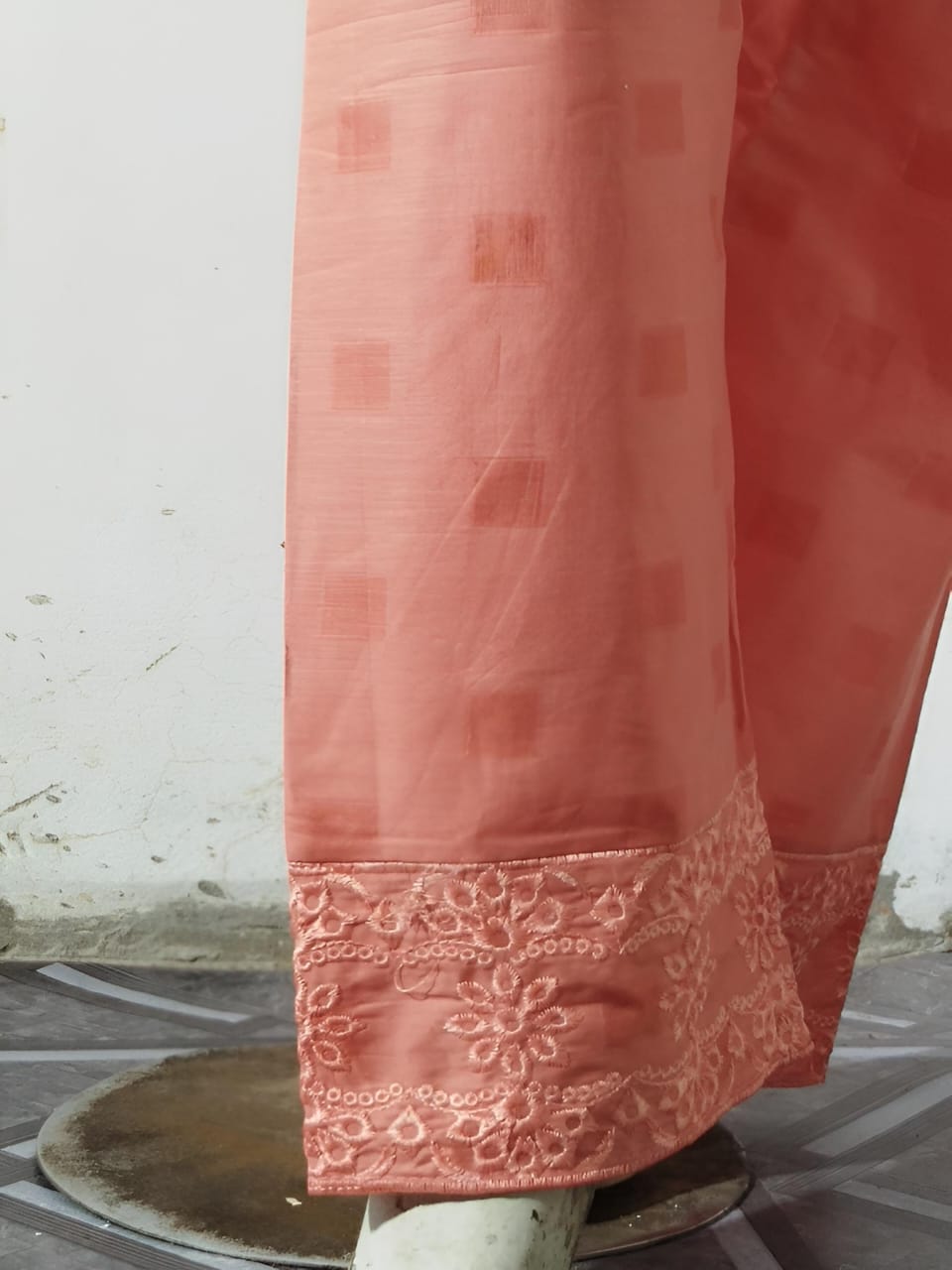 3PC Kurti Set – Embroidered Shirt & Printed Dupatta