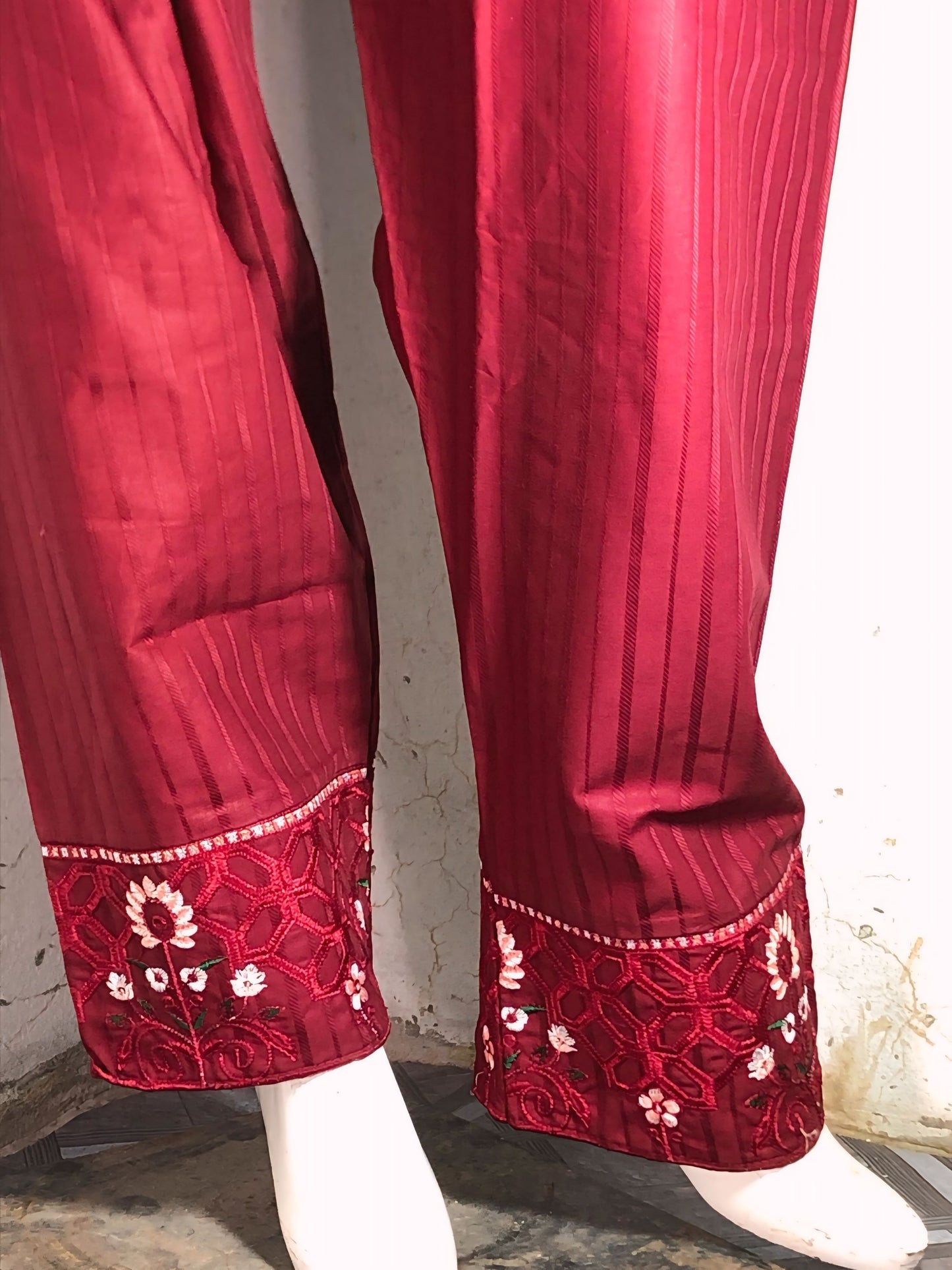 Bay Gala Winter Set – Embroidered Shirt & Trouser (2PC)