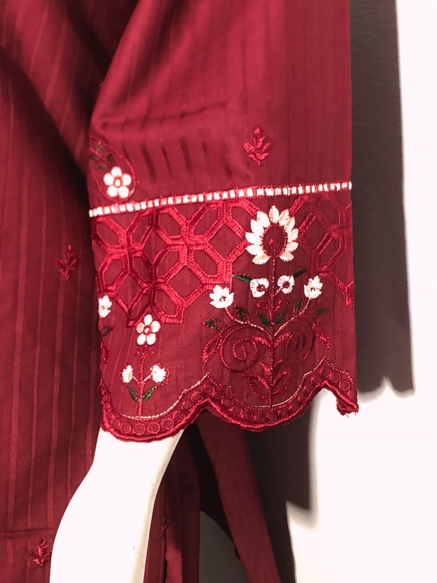Bay Gala Winter Set – Embroidered Shirt & Trouser (2PC)